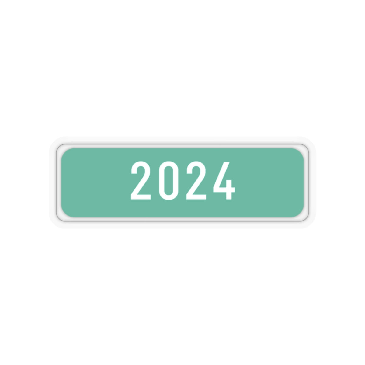 "2024" trail sign sticker