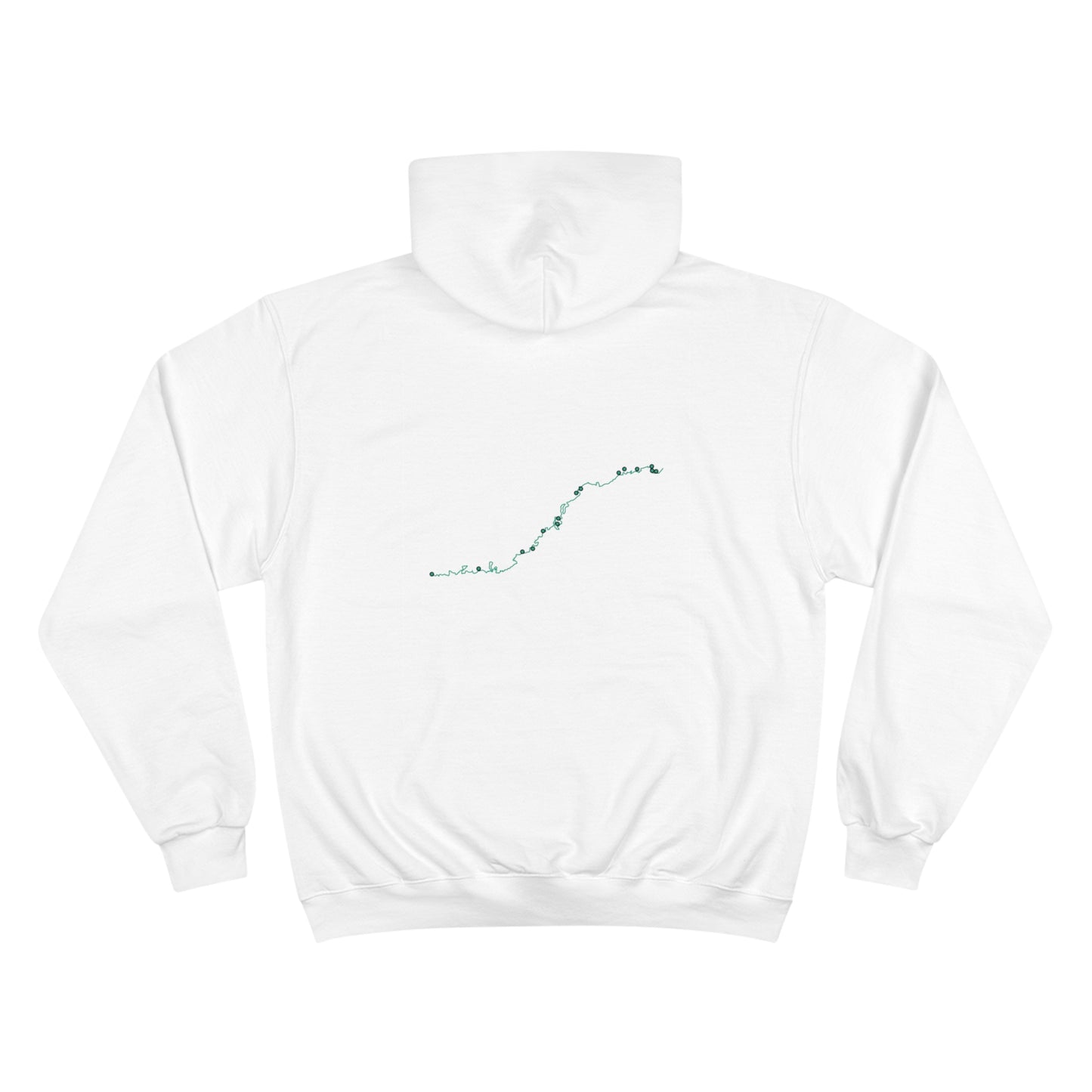 route blanche champion hoodie