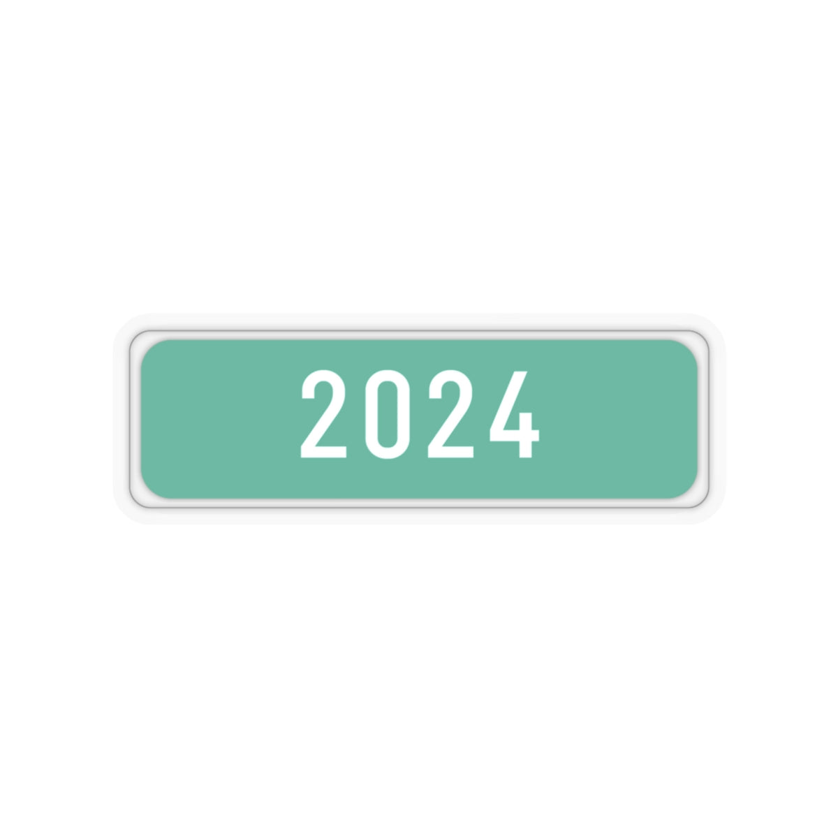 "2024" trail sign sticker