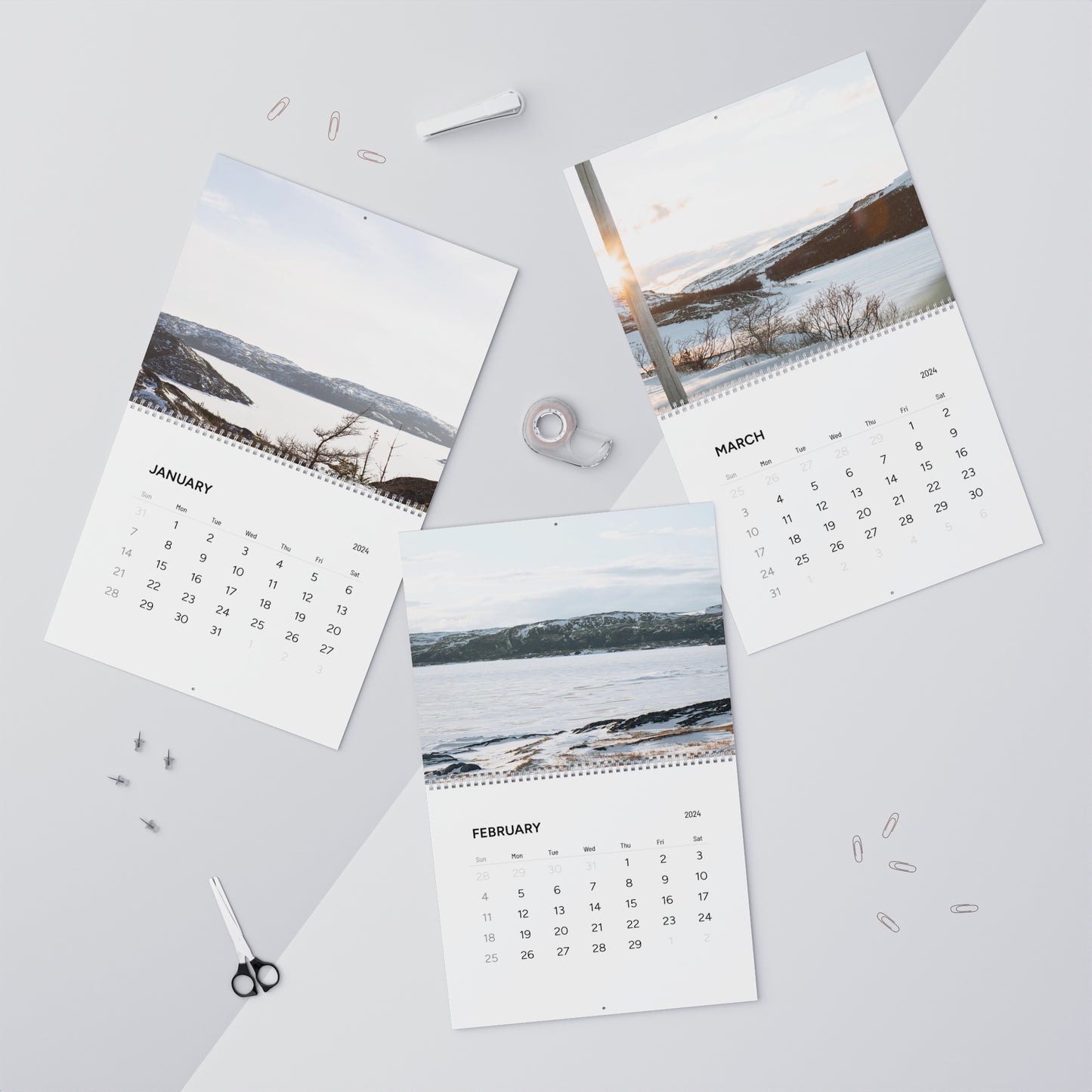 projet wall calendars (2024)