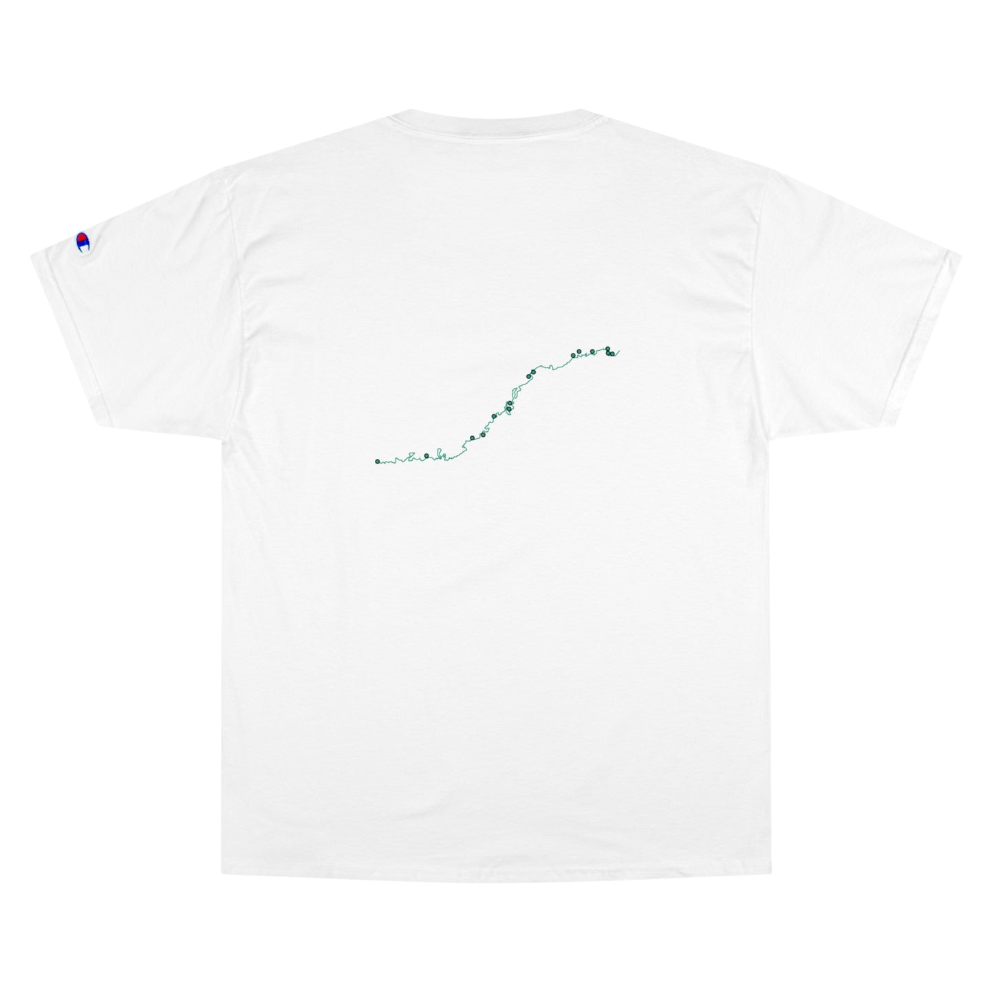 route blanche champion t-shirt