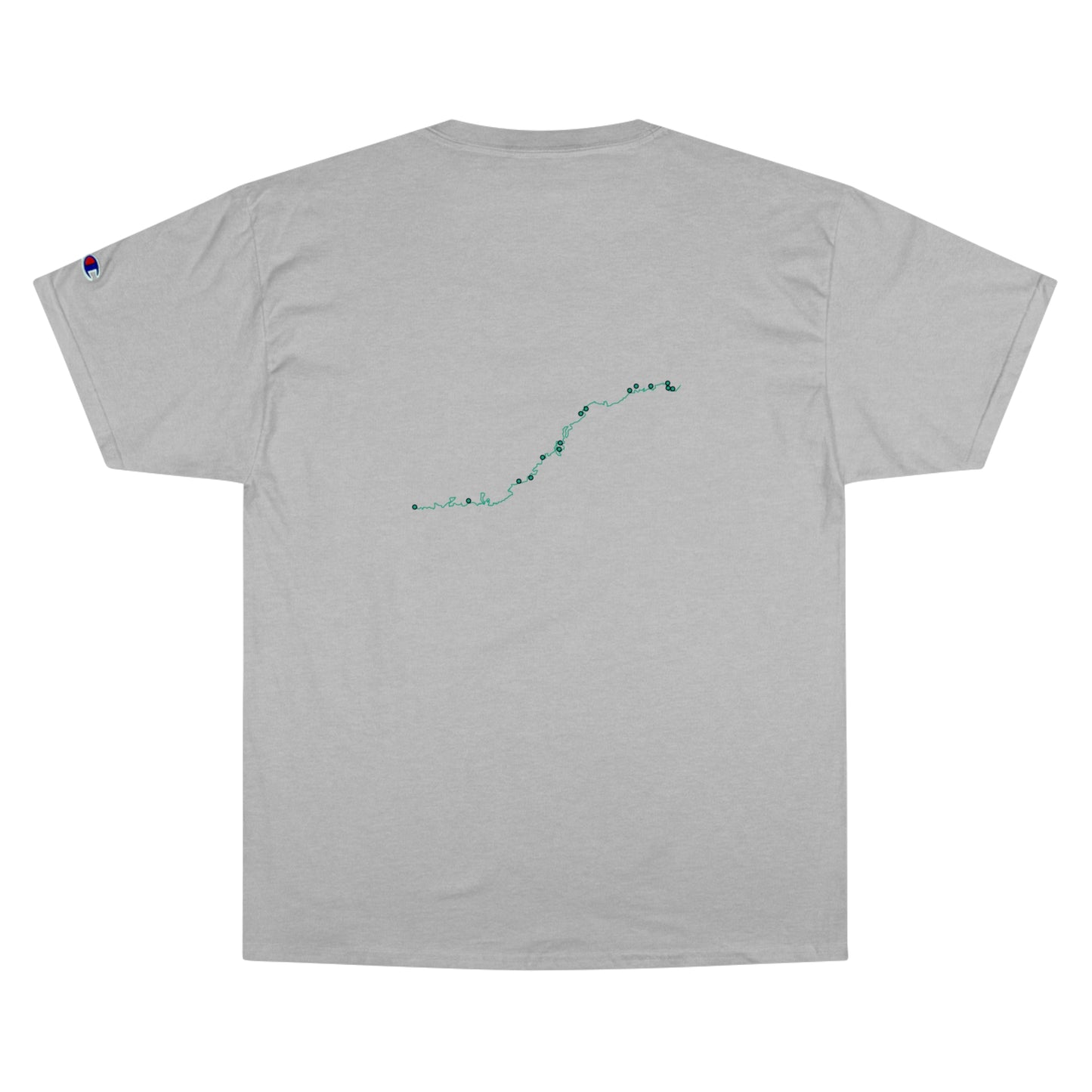 route blanche champion t-shirt