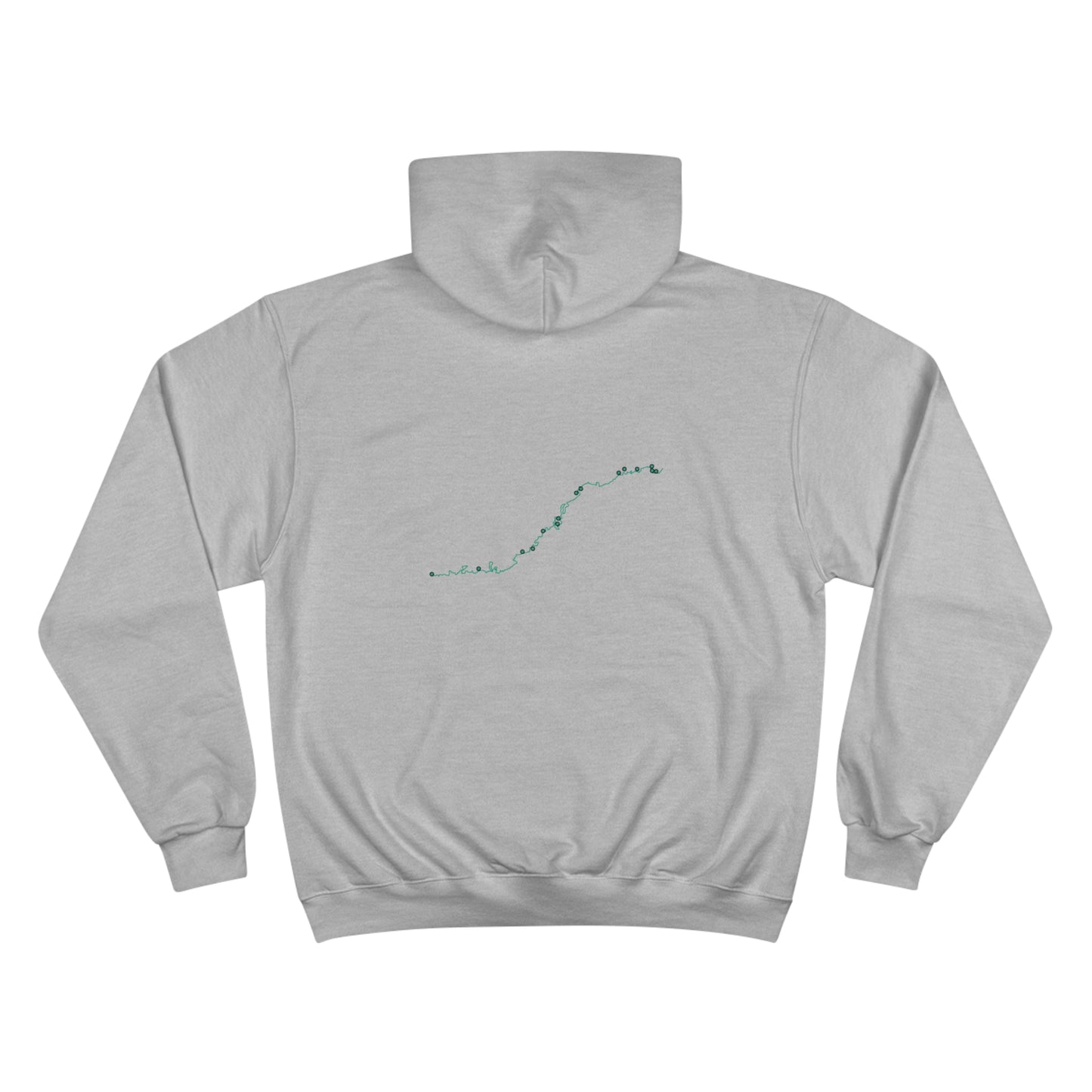 route blanche champion hoodie