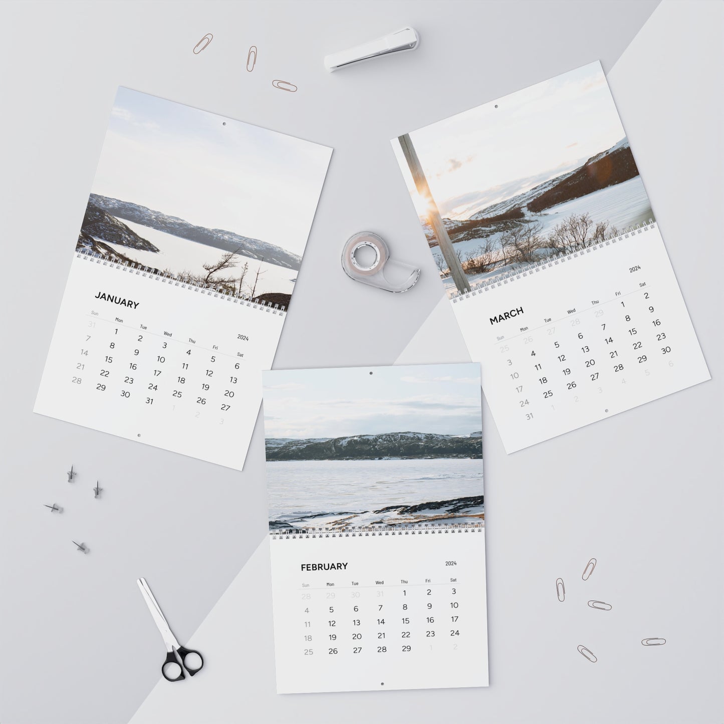 projet wall calendars (2024)